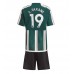 Billige Manchester United Raphael Varane #19 Børnetøj Udebanetrøje til baby 2023-24 Kortærmet (+ korte bukser)